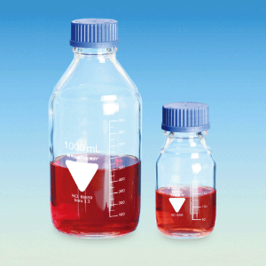 RASOTHERM® Normal Laboratory Bottles, with DIN/GL45 PP Screwcap &amp; Pouring Ring, Graduated, 100~10,000㎖ Made of Borosilicate Clear Glass 3.3, Autoclavable, Ideal for Culture &amp; Multi-use, 다용도 GL45 랩바틀