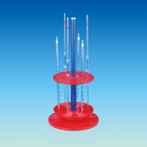 94-Hole PP Assembly Deluxe Rotary Pipet Stand, Autoclavable, Easy Cleaning with 2-Layer Rotary Plate, 125/140℃, PP 조립식 대용량 피펫 스탠드, 94-홀, 회전형
