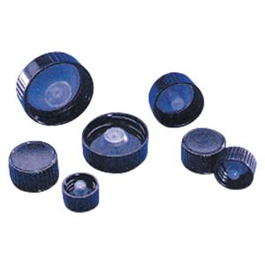 Wheaton® Poly-seal® PE-cone Lined Black Phenolic Screwcap, 블랙 페놀 스크류 캡